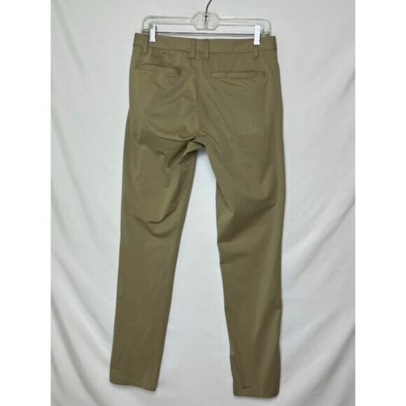 Rhone Men’s 30 Tan Commuter Slim Fit Stretch Chino Pants Business Casual Office - Picture 2 of 8